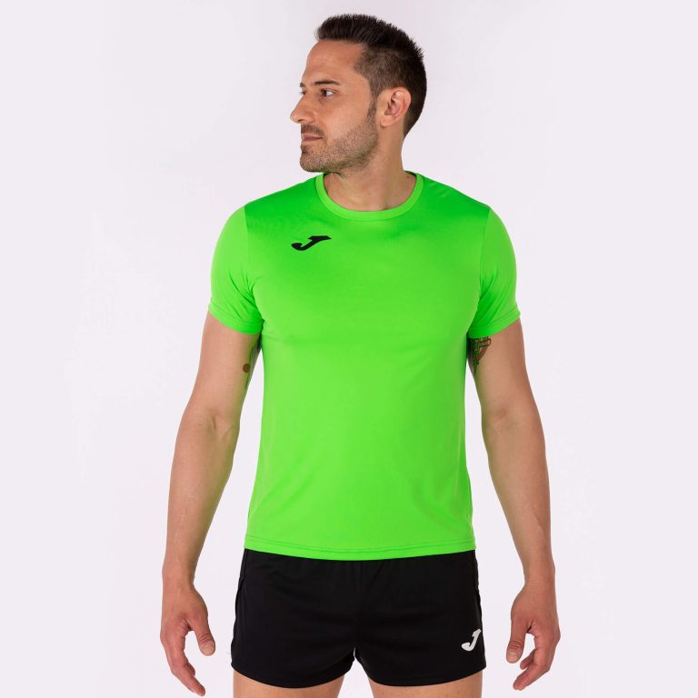 X Bikes Sport T-SHIRT MANGA CURTA HOMEM RECORD II VERDE FLUORESCENTE