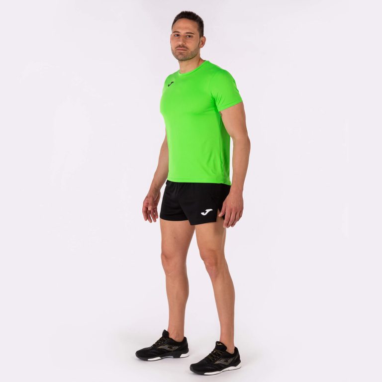 X Bikes Sport T-SHIRT MANGA CURTA HOMEM RECORD II VERDE FLUORESCENTE