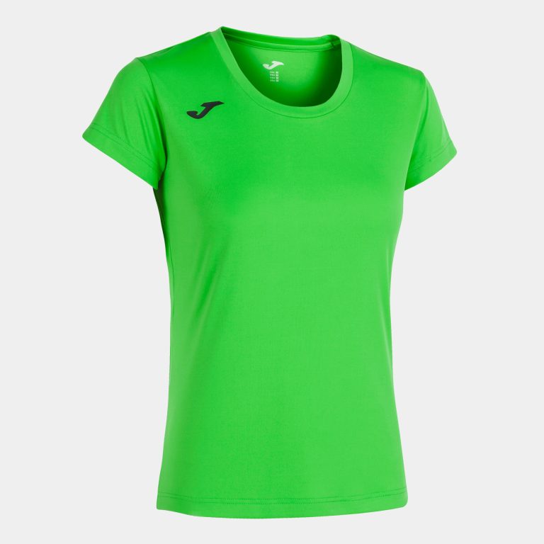 X Bikes Sport T-SHIRT MANGA CURTA MULHER RECORD II VERDE FLUORESCENTE